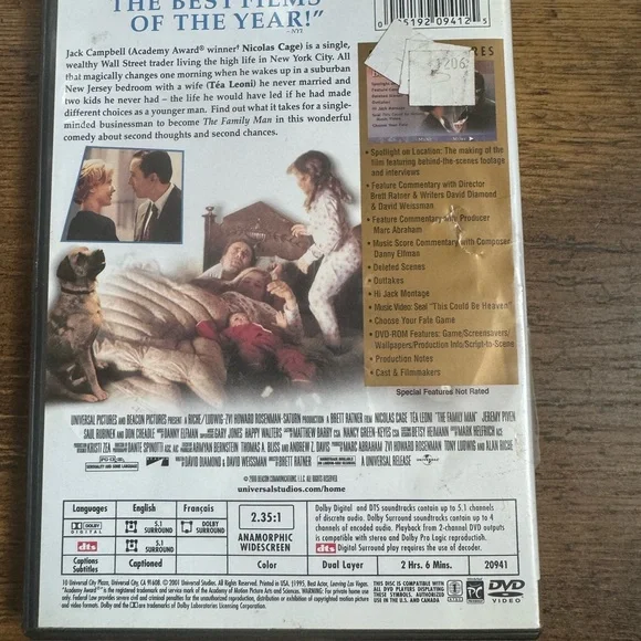 The Family Man DVD - Picture 2 of 2